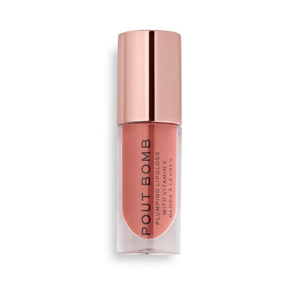 Revolution Makeup Pout Bomb Plumping Lip Gloss With Vitamin E ~ "KISS" ~ NEW!!!